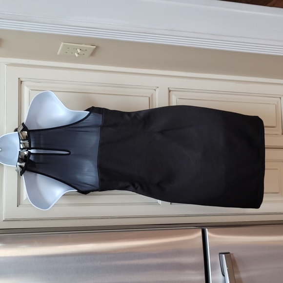 Venus Mirror Pieces Black Sexy Dress - Picture 4 of 13